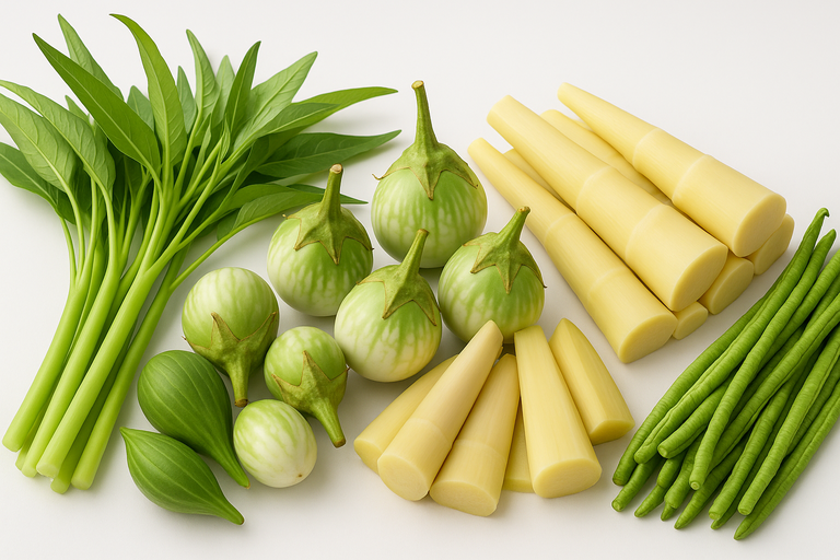 Thai fresh vegetables