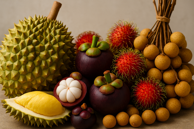 Thai tropical fruits